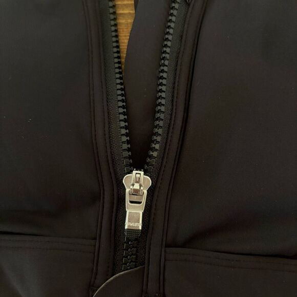 Athleta Ultimate Black Zipper Front Sports Bra XS - Picture 5 of 5
